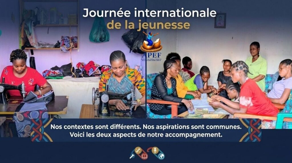 L’APEF accompagne les jeunes femmes dans la formation, l’entrepreneuriat et le leadership.